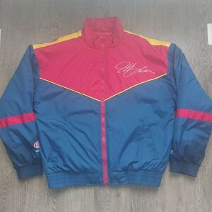 Vintage Nascar Chase Authentics Jeff Gordan zip up jacket. Blue red yellow